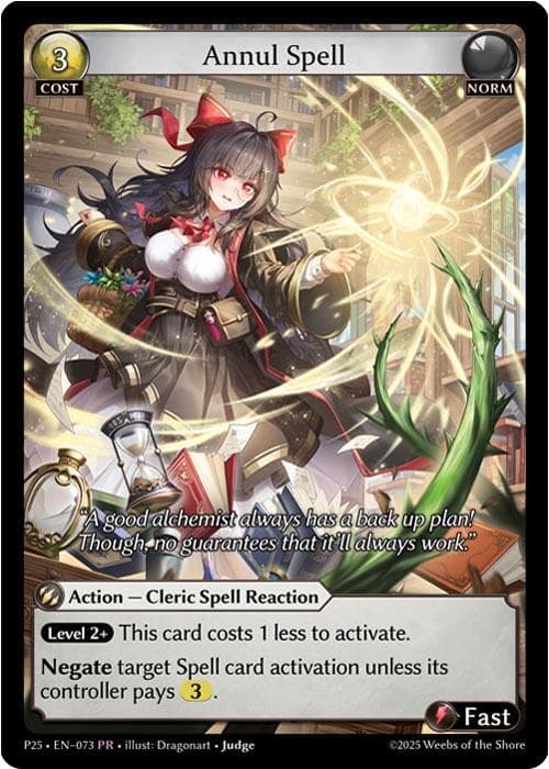 Annul Spell — Promotional Cards card