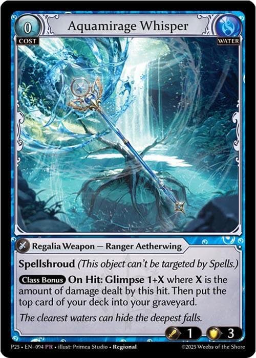 Aquamirage Whisper — Promotional Cards card