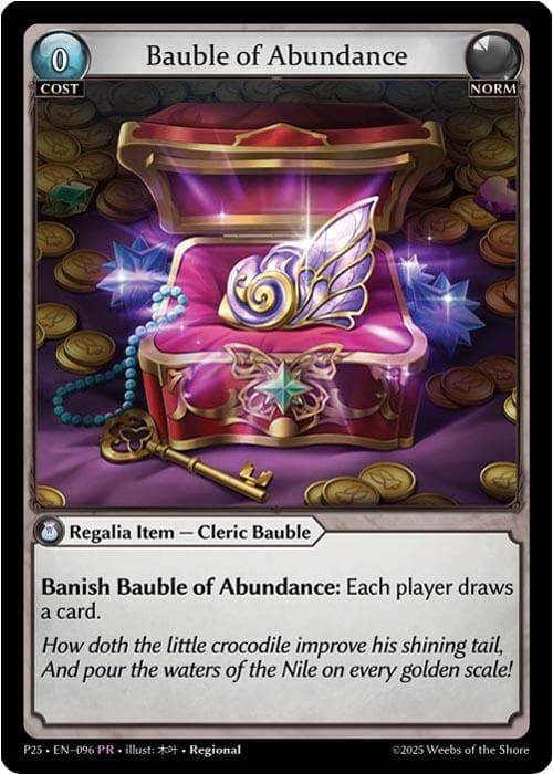 Bauble of Abundance (096) — Promotional Cards card