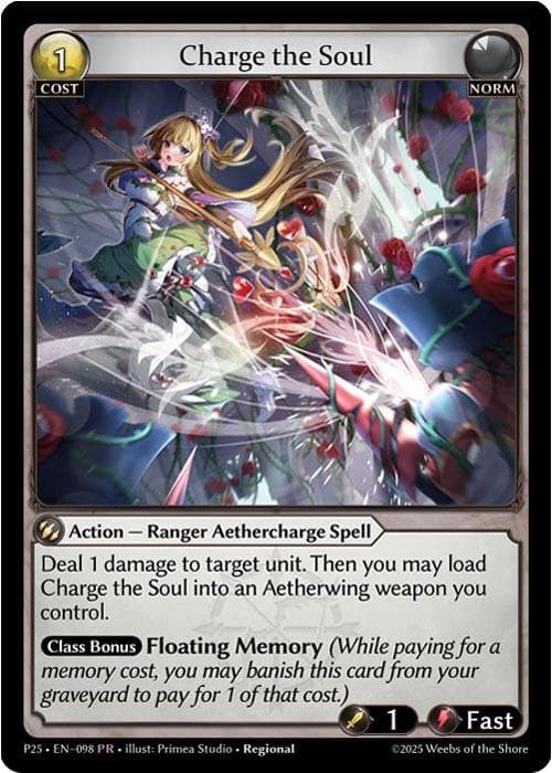 Charge the Soul — Promotional Cards card