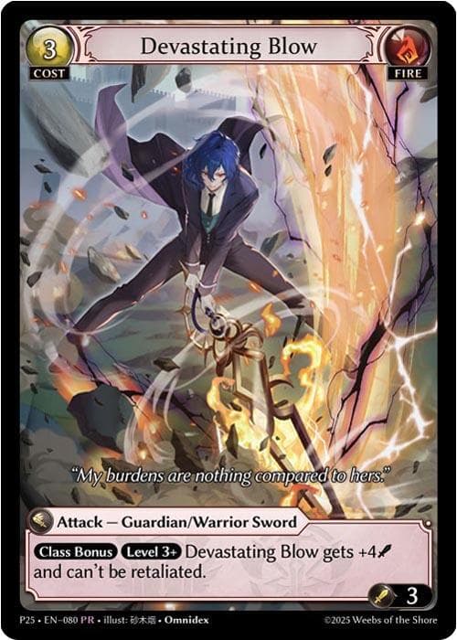 Devastating Blow — Promotional Cards card