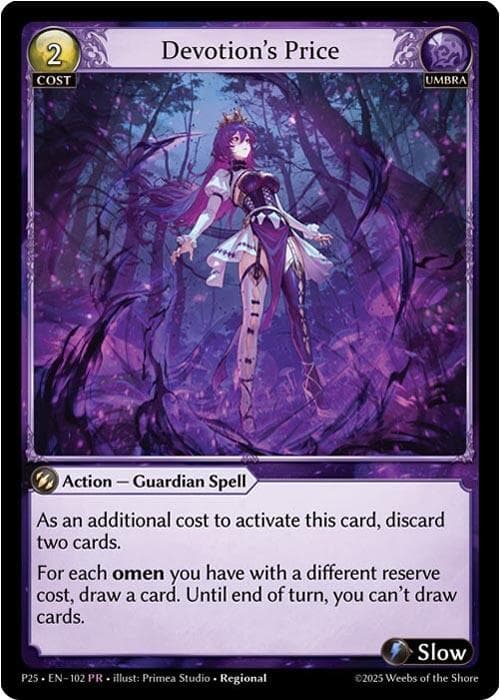 Devotion's Price — Promotional Cards card