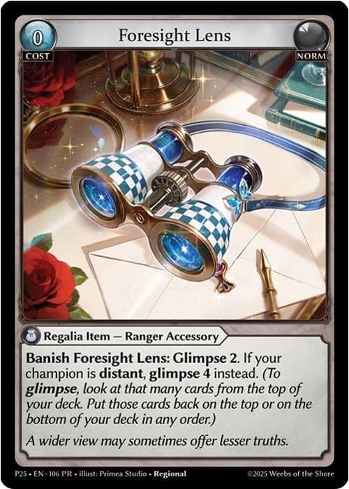 Foresight Lens — Promotional Cards card