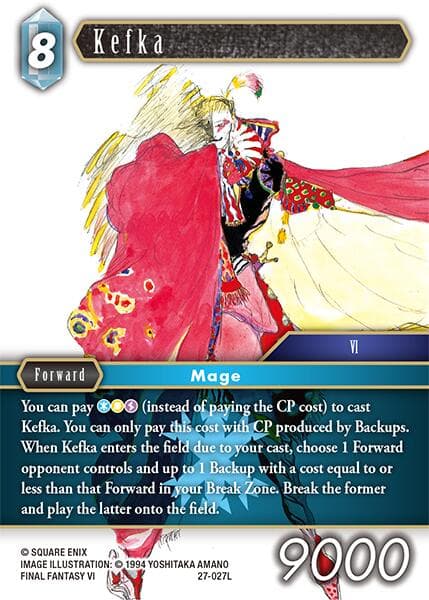 Kefka — Journey of Discovery card
