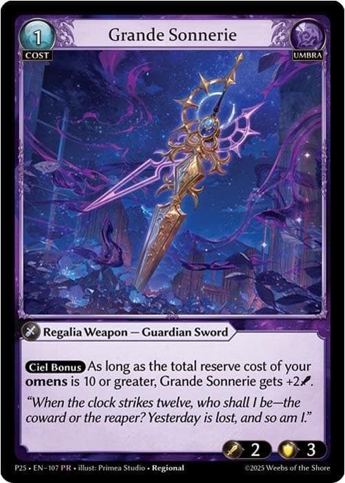 Grande Sonnerie — Promotional Cards card