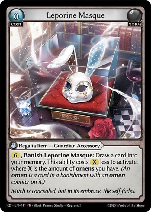 Leporine Masque — Promotional Cards card