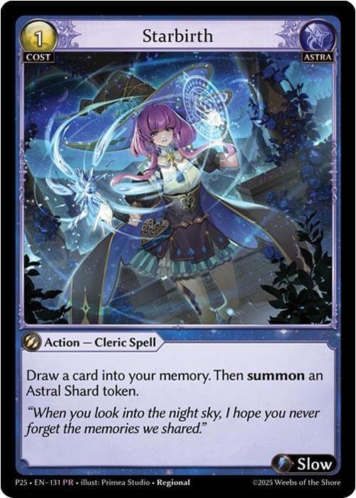 Starbirth — Promotional Cards card
