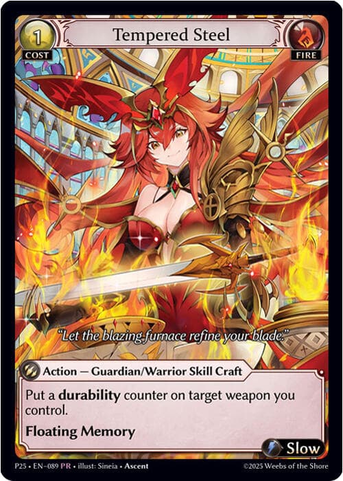 Tempered Steel — Promotional Cards card