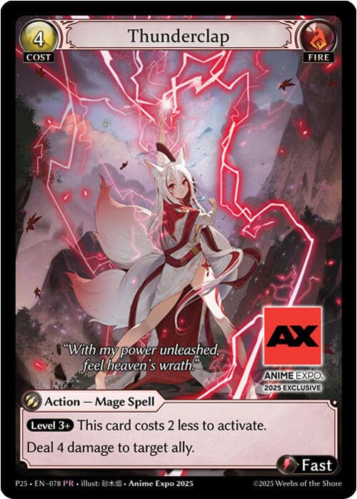 Thunderclap — Promotional Cards card