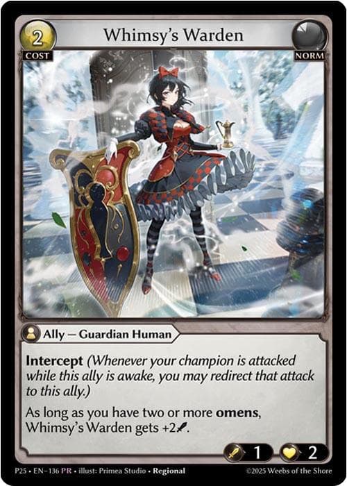 Whimsy's Warden — Promotional Cards card