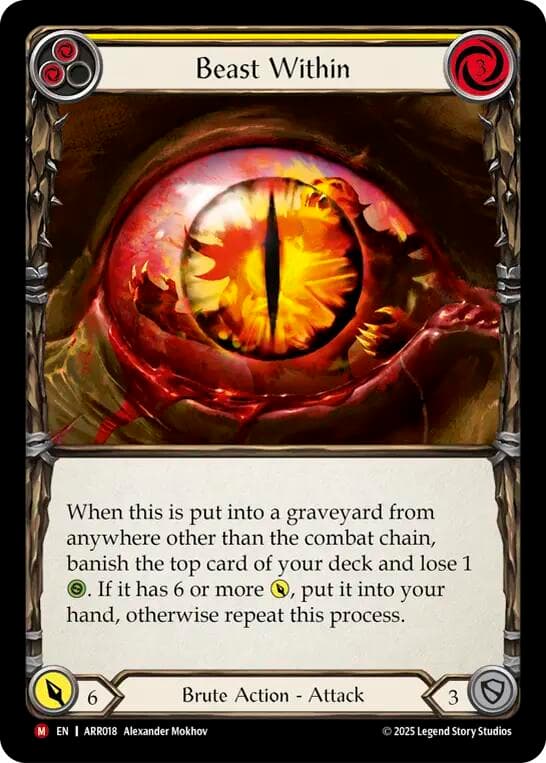 Beast Within — Armory Deck: Rhinar card
