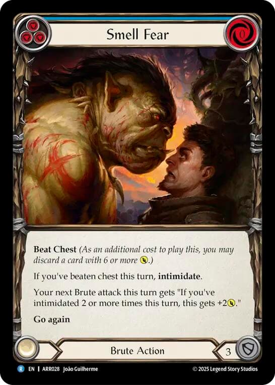 Smell Fear (Blue) — Armory Deck: Rhinar card