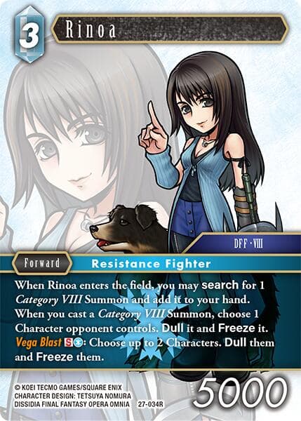 Rinoa — Journey of Discovery card