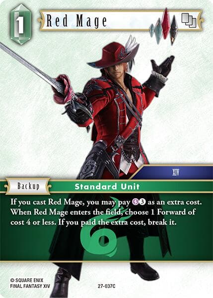 Red Mage — Journey of Discovery card