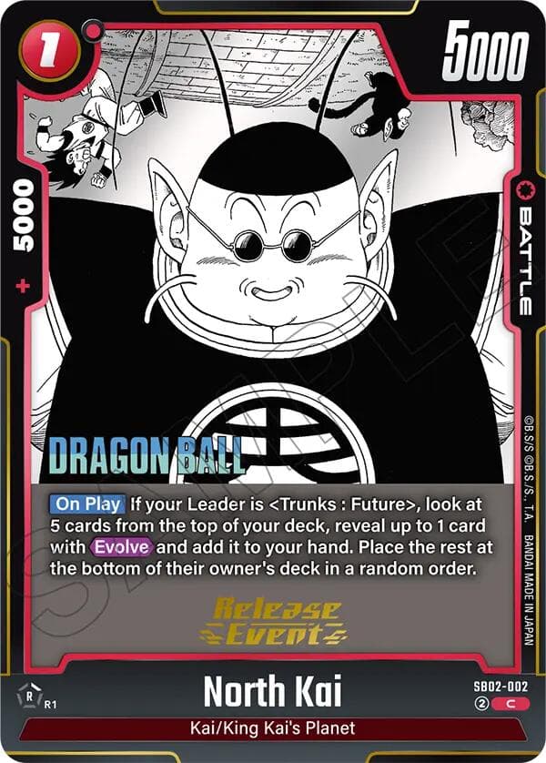 North Kai — Manga Booster 02 Release Event Cards card