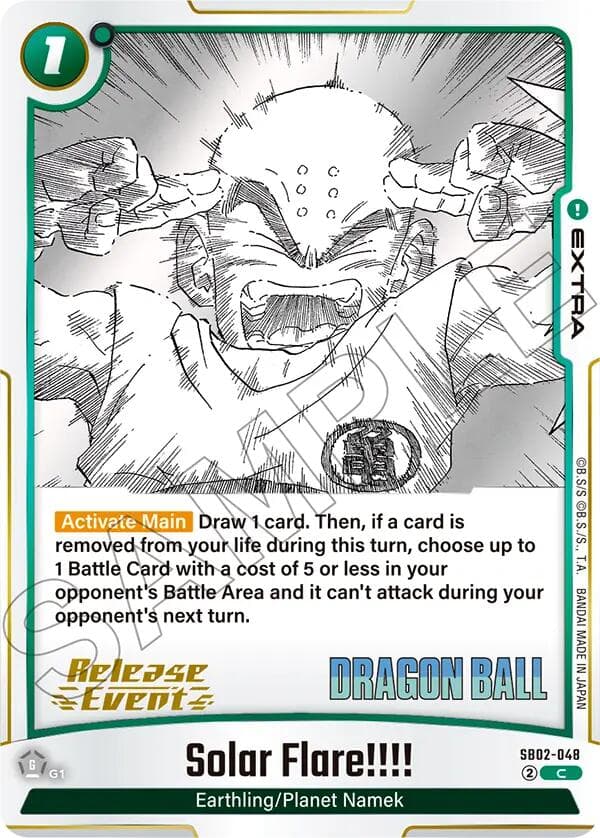 Solar Flare!!!! — Manga Booster 02 Release Event Cards card