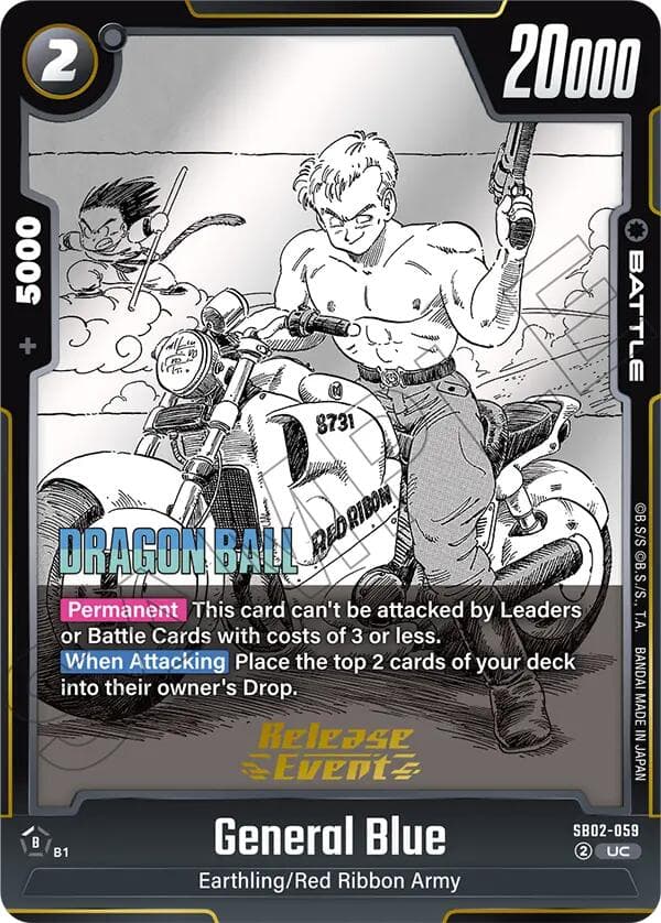 General Blue — Manga Booster 02 Release Event Cards card