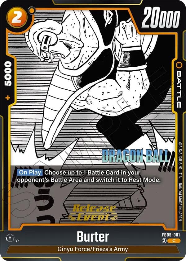 Burter — Manga Booster 02 Release Event Cards card
