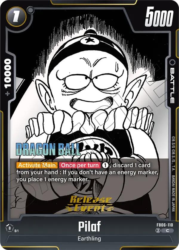 Pilaf — Manga Booster 02 Release Event Cards card