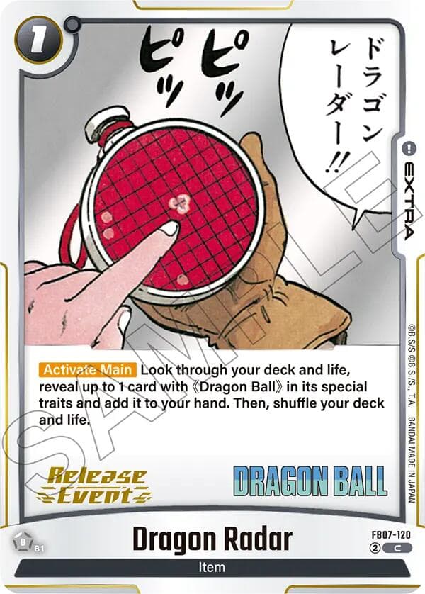 Dragon Radar — Manga Booster 02 Release Event Cards card