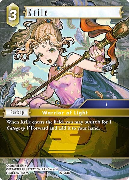 Krile — Journey of Discovery card