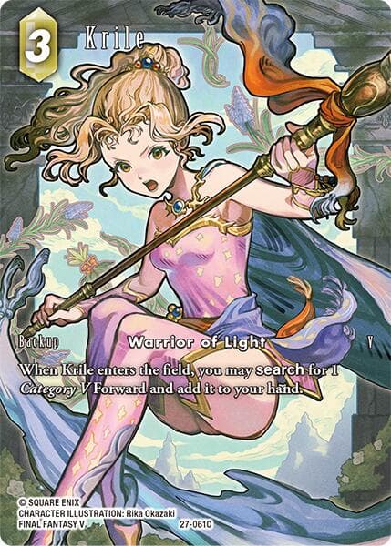 Krile (Full Art) — Journey of Discovery card