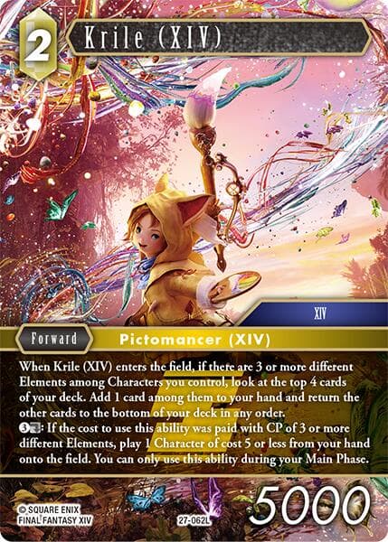 Krile (XIV) — Journey of Discovery card