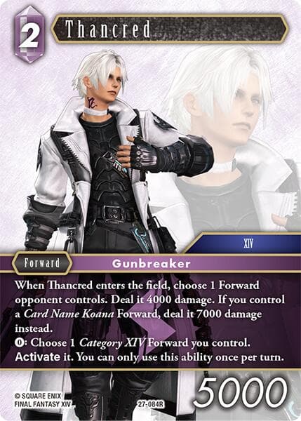 Thancred — Journey of Discovery card