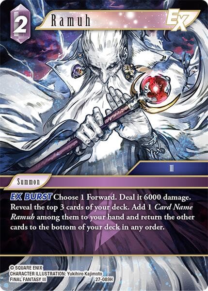 Ramuh EX — Journey of Discovery card