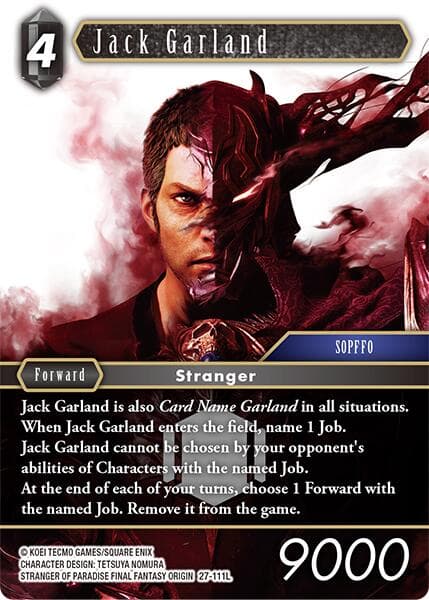 Jack Garland — Journey of Discovery card