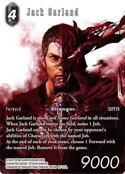 Jack Garland (Full Art) — Journey of Discovery card