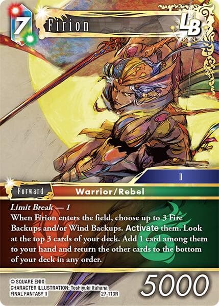 Firion LB — Journey of Discovery card