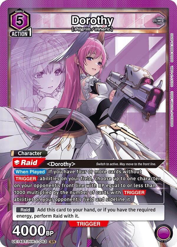 Dorothy (043) — UE14BT: GODDESS OF VICTORY: NIKKE card