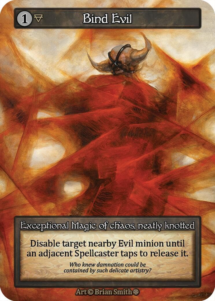 Bind Evil — Gothic card