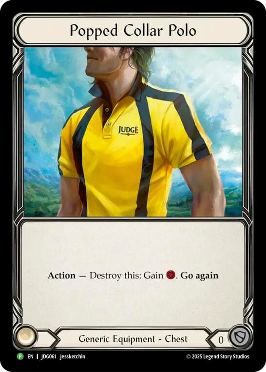 Popped Collar Polo - JDG061 — Flesh and Blood: Promo Cards card