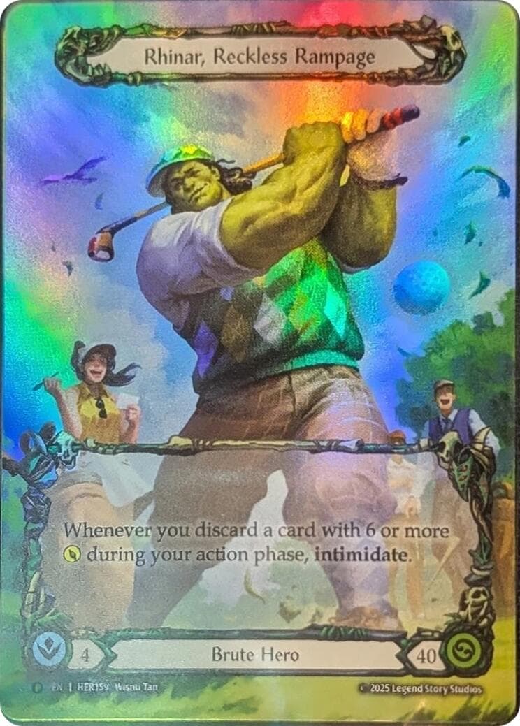 Rhinar, Reckless Rampage - HER159 — Flesh and Blood: Promo Cards card
