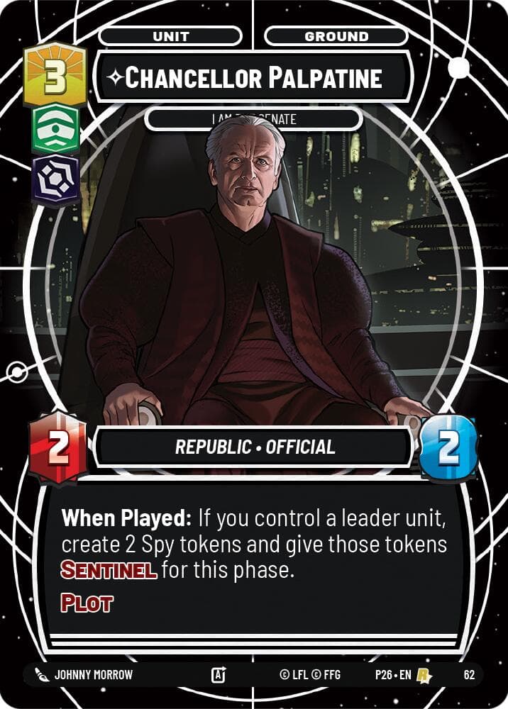 Chancellor Palpatine - I Am the Senate — Sector and Regional Promos: Season 1 card