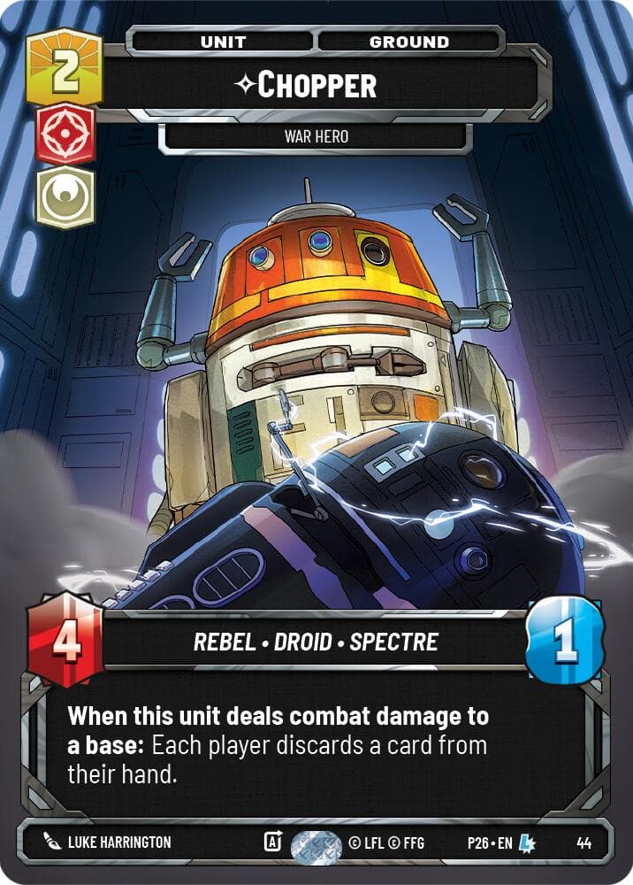 Chopper - War Hero (44) — Sector and Regional Promos: Season 1 card