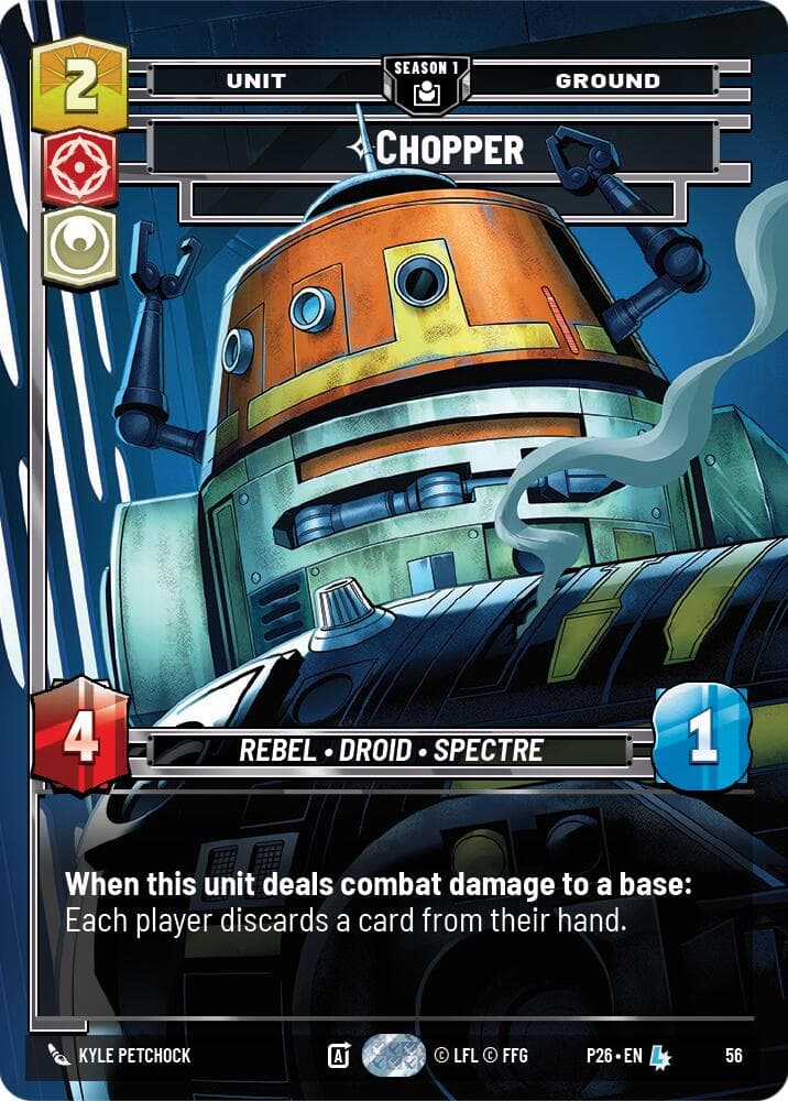 Chopper - War Hero (56) — Sector and Regional Promos: Season 1 card