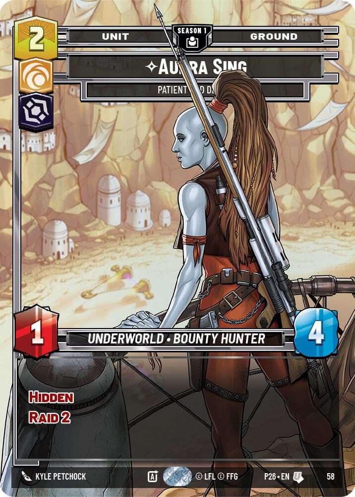 Aurra Sing - Patient and Deadly (58) — Sector and Regional Promos: Season 1 card