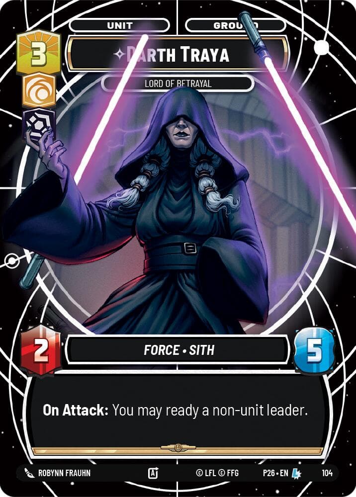 Darth Traya - Lord of Betrayal — Sector and Regional Promos: Season 1 card