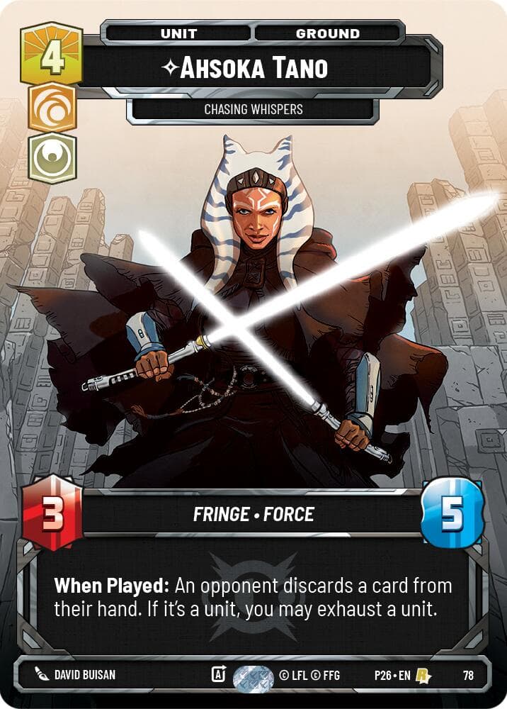 Ahsoka Tano - Chasing Whispers (78) — Sector and Regional Promos: Season 1 card