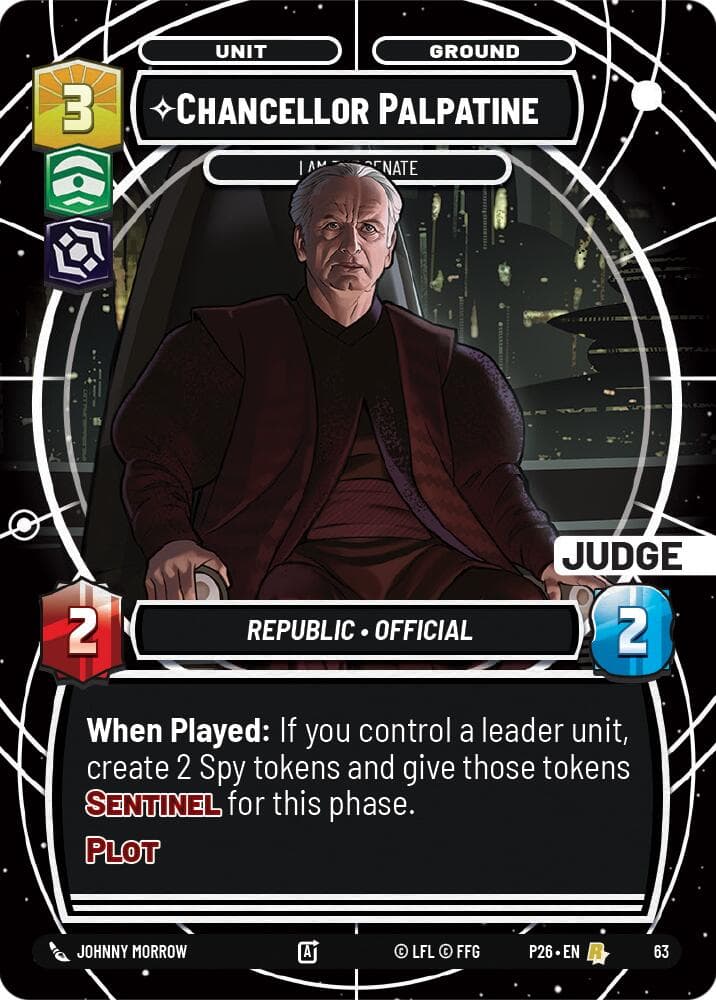 Chancellor Palpatine - I Am the Senate — Judge Promos card