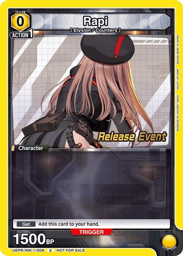 Rapi (009) — UE14BT: GODDESS OF VICTORY: NIKKE Release Event Cards card