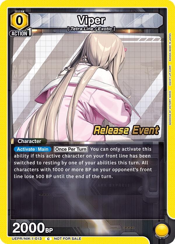 Viper (013) — UE14BT: GODDESS OF VICTORY: NIKKE Release Event Cards card