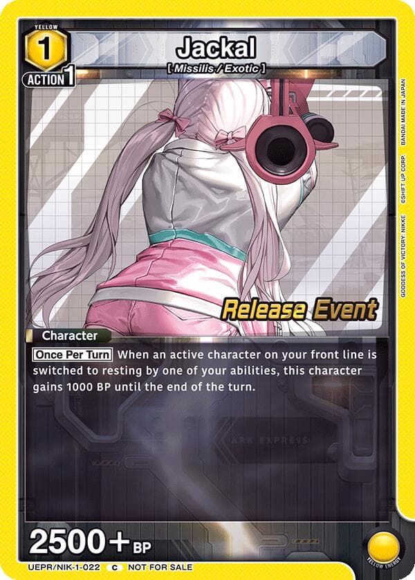 Jackal (022) — UE14BT: GODDESS OF VICTORY: NIKKE Release Event Cards card