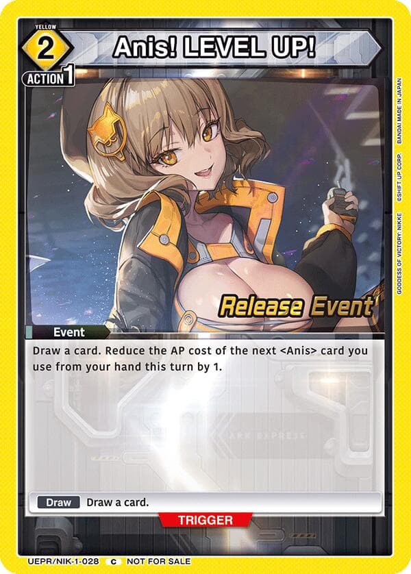 Anis! LEVEL UP! — UE14BT: GODDESS OF VICTORY: NIKKE Release Event Cards card