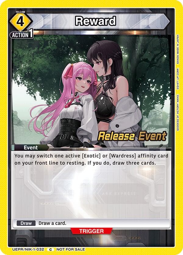 Reward — UE14BT: GODDESS OF VICTORY: NIKKE Release Event Cards card