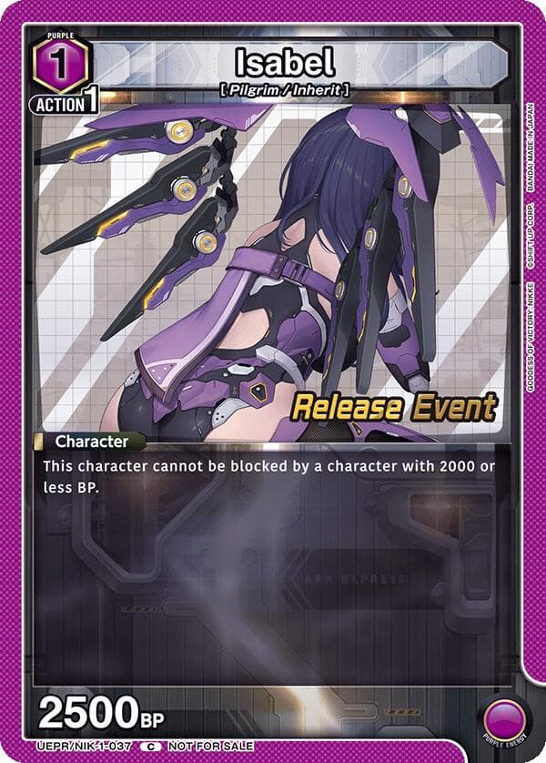 Isabel (037) — UE14BT: GODDESS OF VICTORY: NIKKE Release Event Cards card