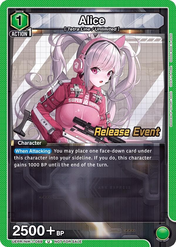 Alice (069) — UE14BT: GODDESS OF VICTORY: NIKKE Release Event Cards card
